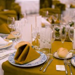 detalle mesa para bodas Restaurante El Oso y El Madroño